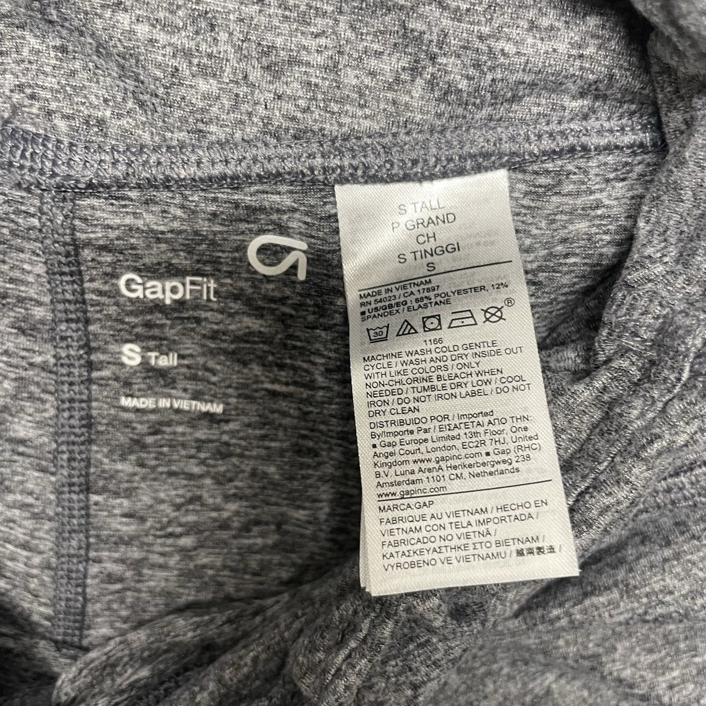 GAP Fit Flare Leggings Small Tall Gray