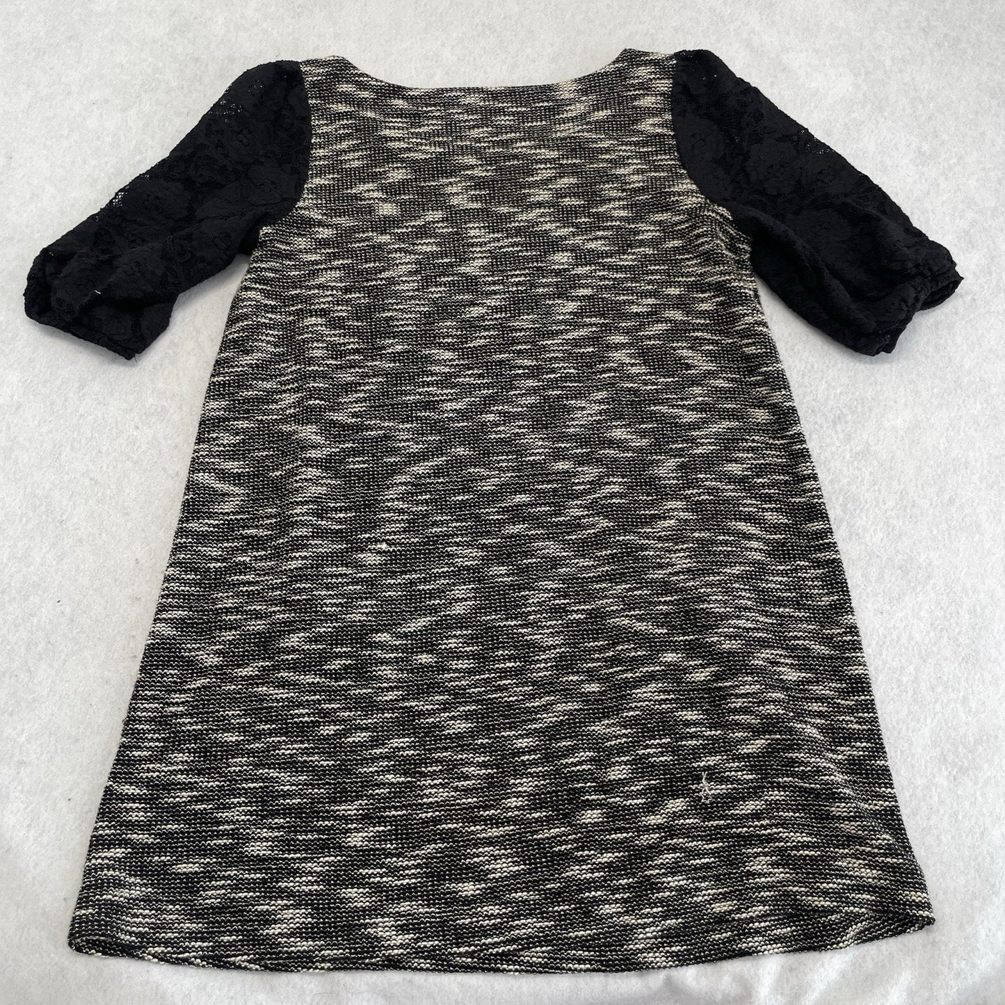 Anthropologie Dress Large Tunic Top Shirt Lace Sleeves Postage 9-H15 STCL *flw