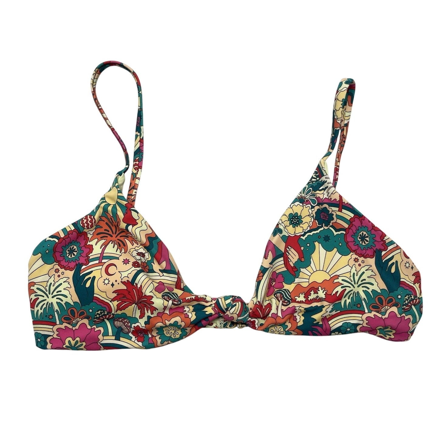 Marine Layer X Andie Bikini Floral Top Small