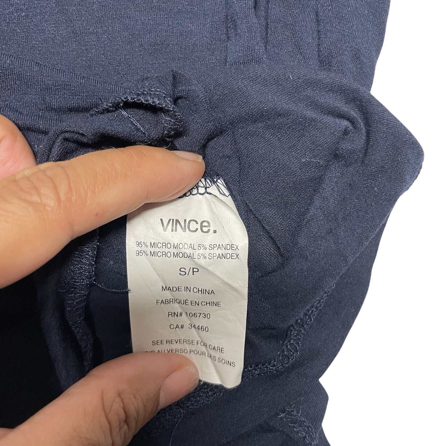 Vince Tank Women's Small Sleeveless Lightweight Modal Scoop Neck Blue Top