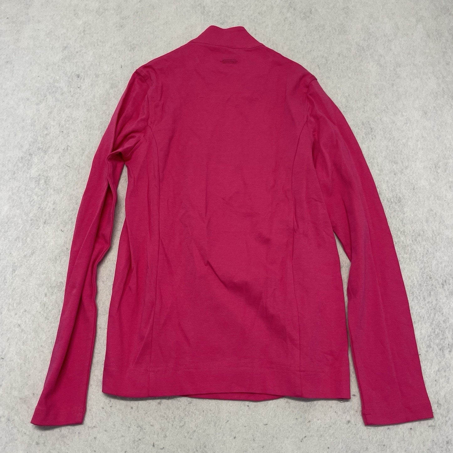 CARNOUSTIE Zip Mock Golf Shirt Women's Sz XS Pink Long Sleeve NWT