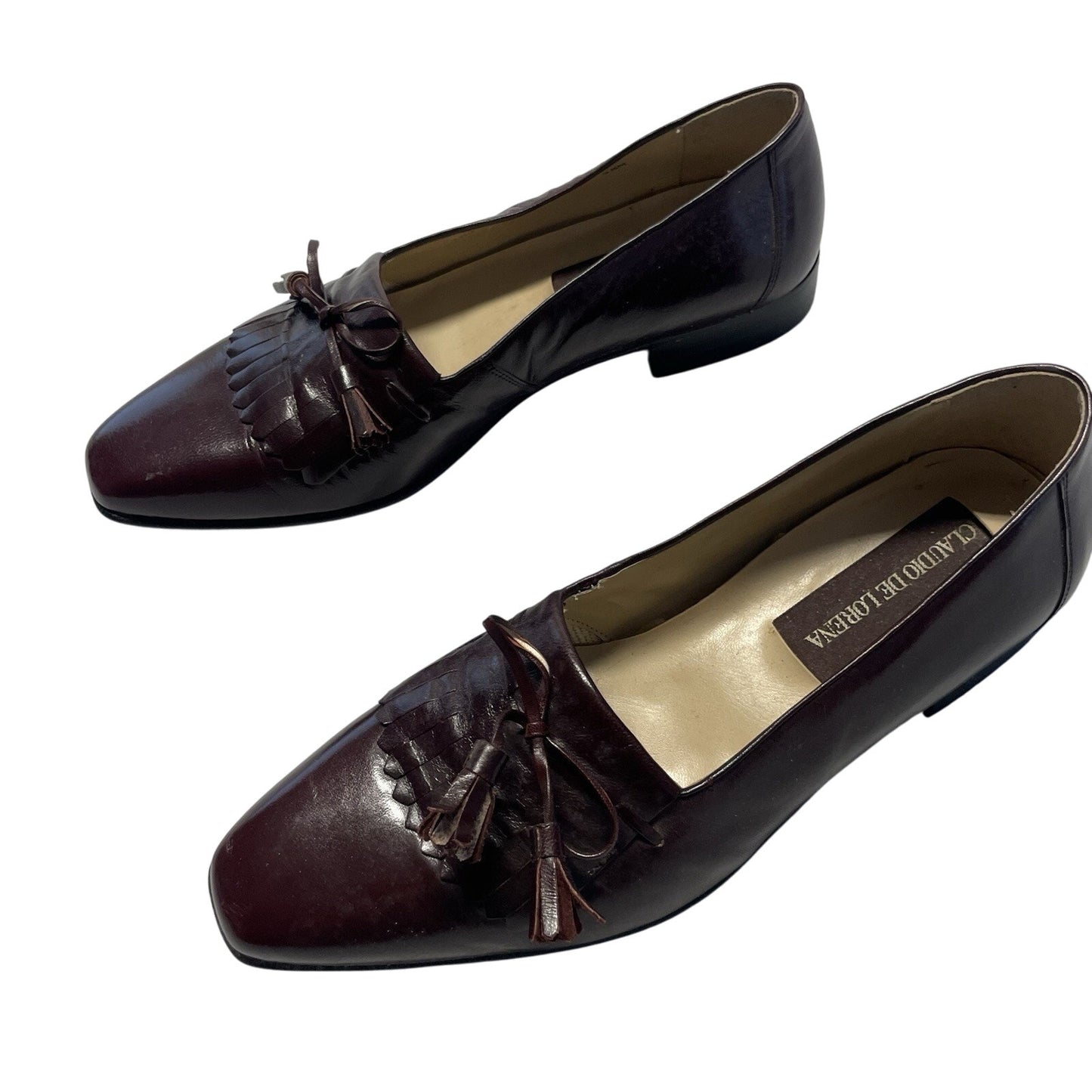 Claudio de Lorena Shoes Men's 9.5 Brown Leather Loafer