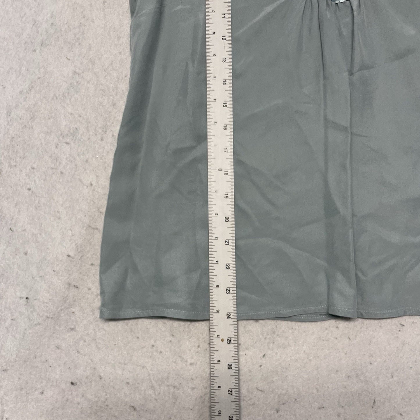 Boden Limited Edition Blue 100% Silk Shirt Women's Size 10 Blouse Short Sleeve