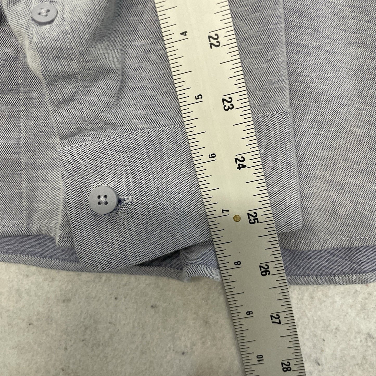 Lululemon Blue Long Sleeve Button Up Shirt *missing size