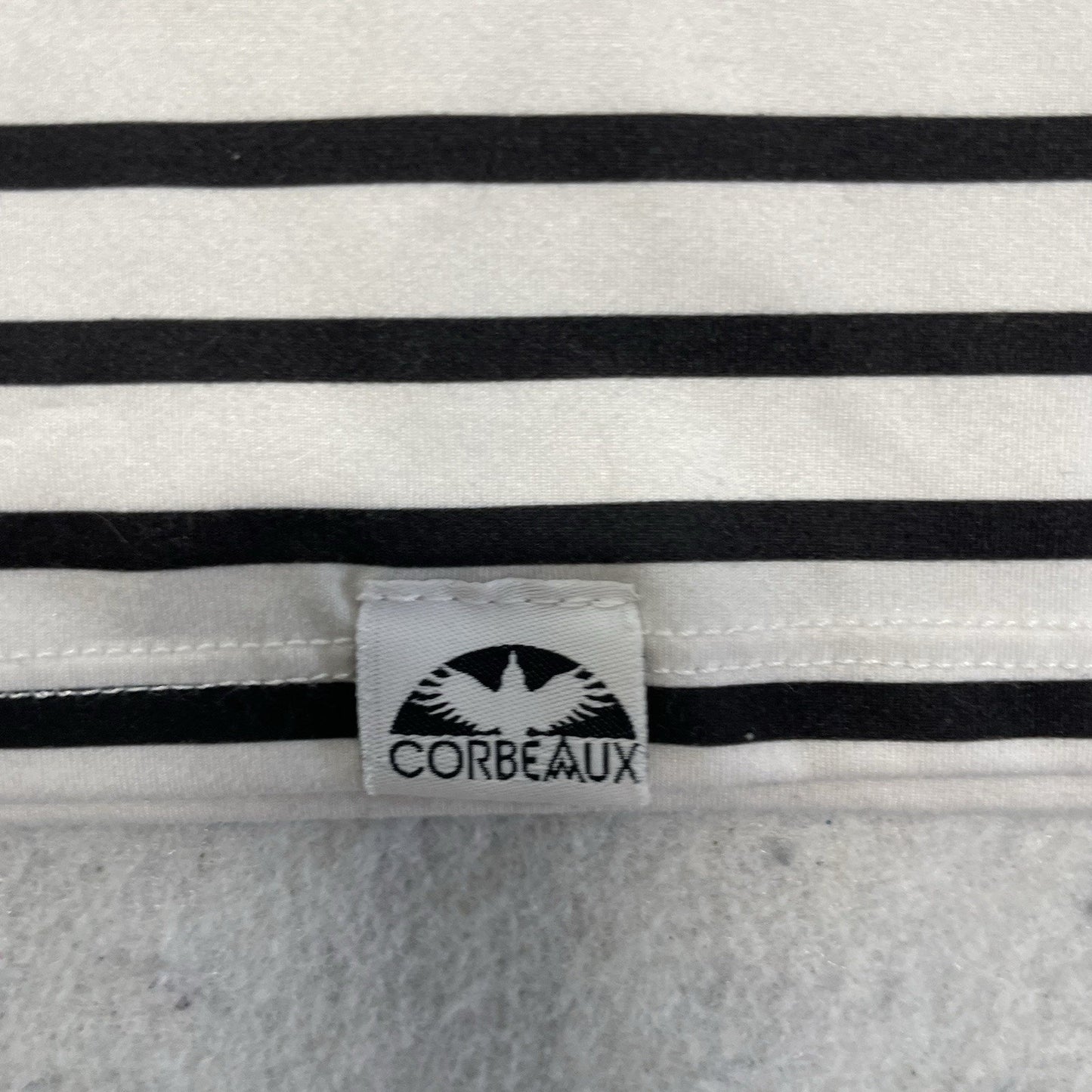 Corbeaux Women's Tempo Turtleneck Base Layer Shirt Small White/Black