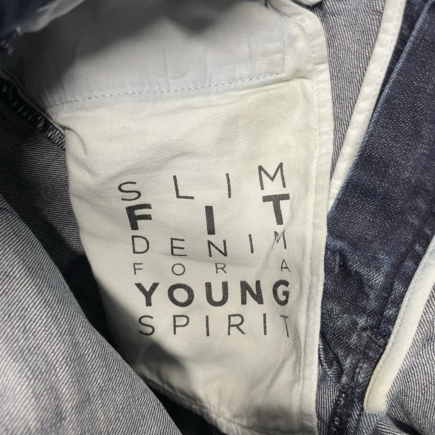 Boggi Milano Jeans Men's 32 Blue Slim Fit Distressed Denim