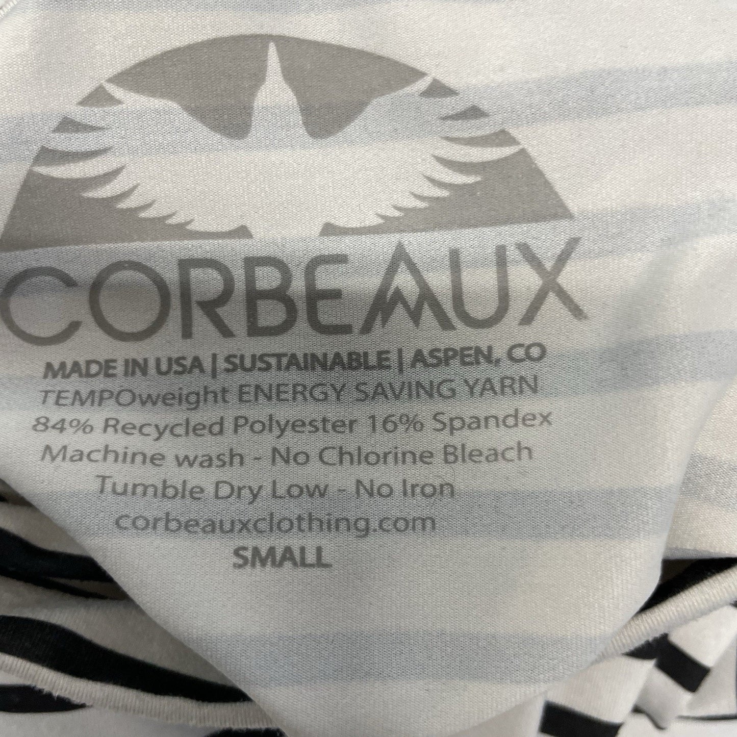 Corbeaux Women's Tempo Turtleneck Base Layer Shirt Small White/Black