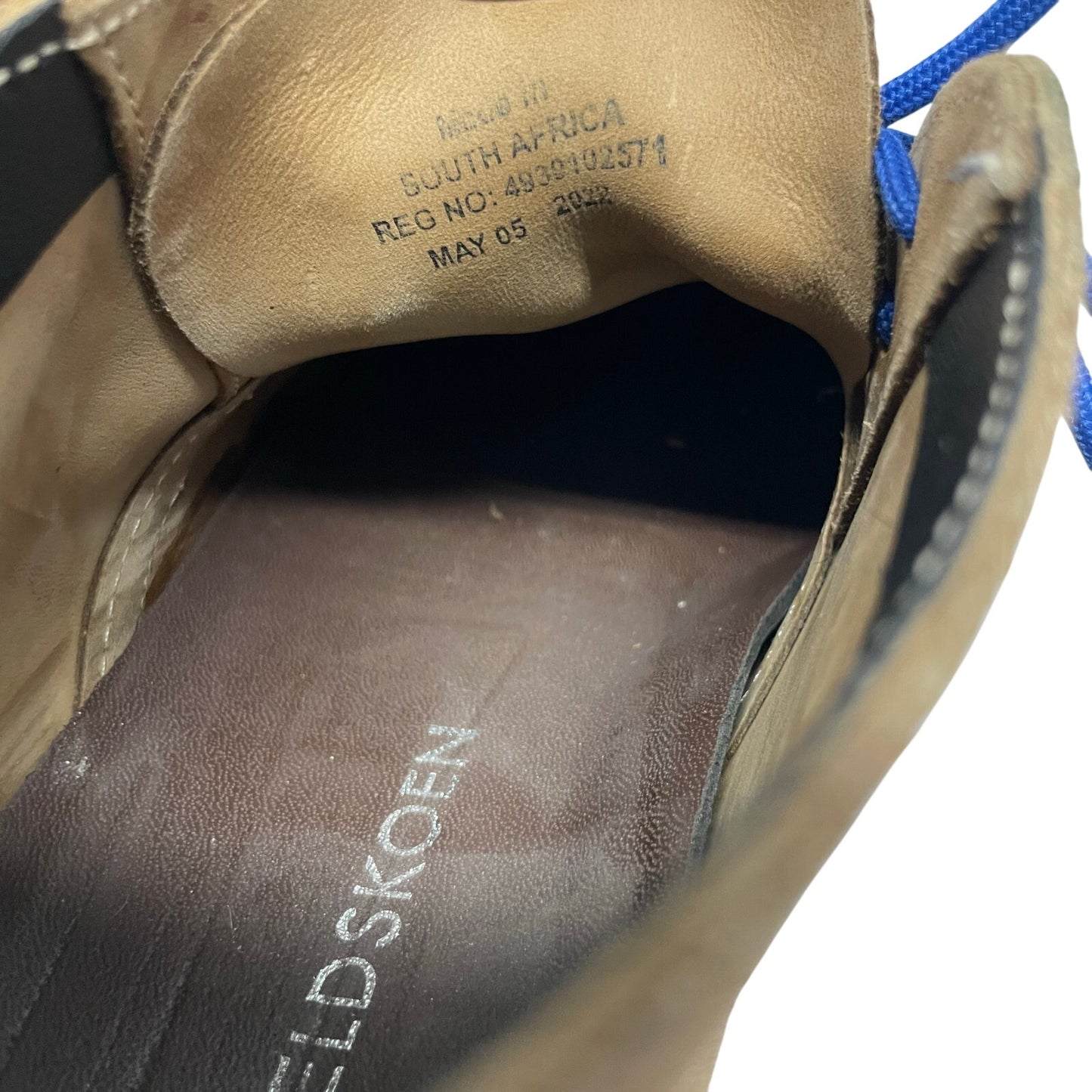 Veldskoen Men's Brown Suede Boots Size 10