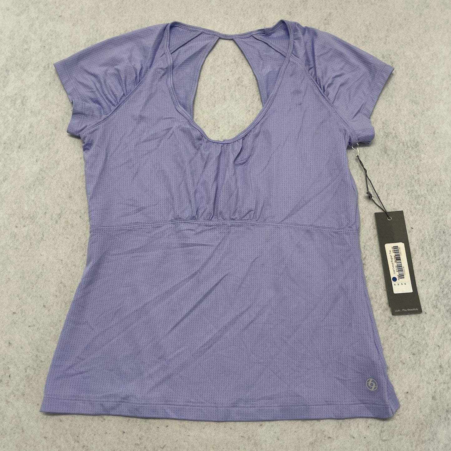 Lija Sleeveless Keyhole Back Athletic Tank Top Small Golf Shirt Athleisure