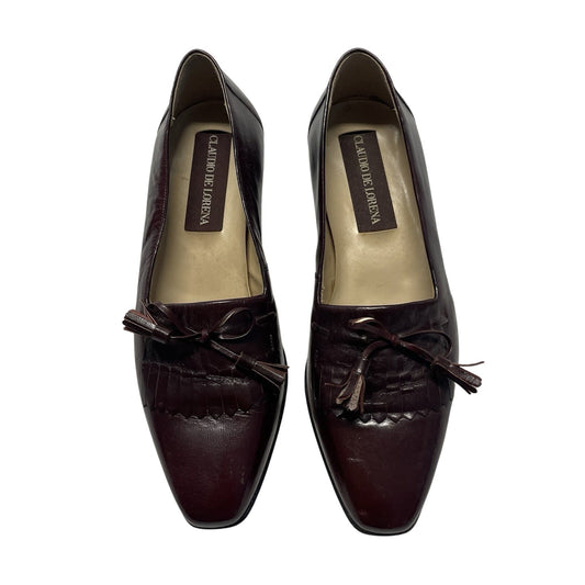 Claudio de Lorena Shoes Men's 9.5 Brown Leather Loafer