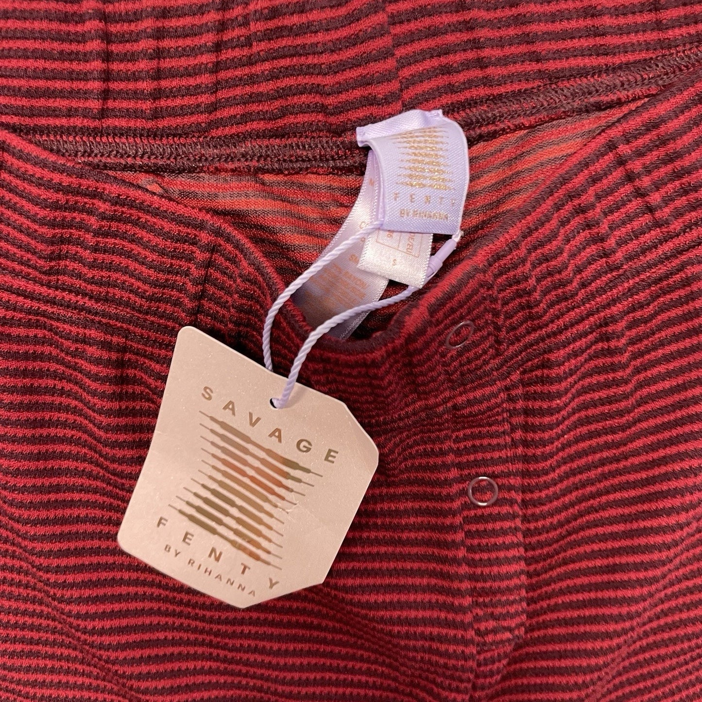 SAVAGE FENTY Pajama Sleep Pants Stripe Womens Size Small