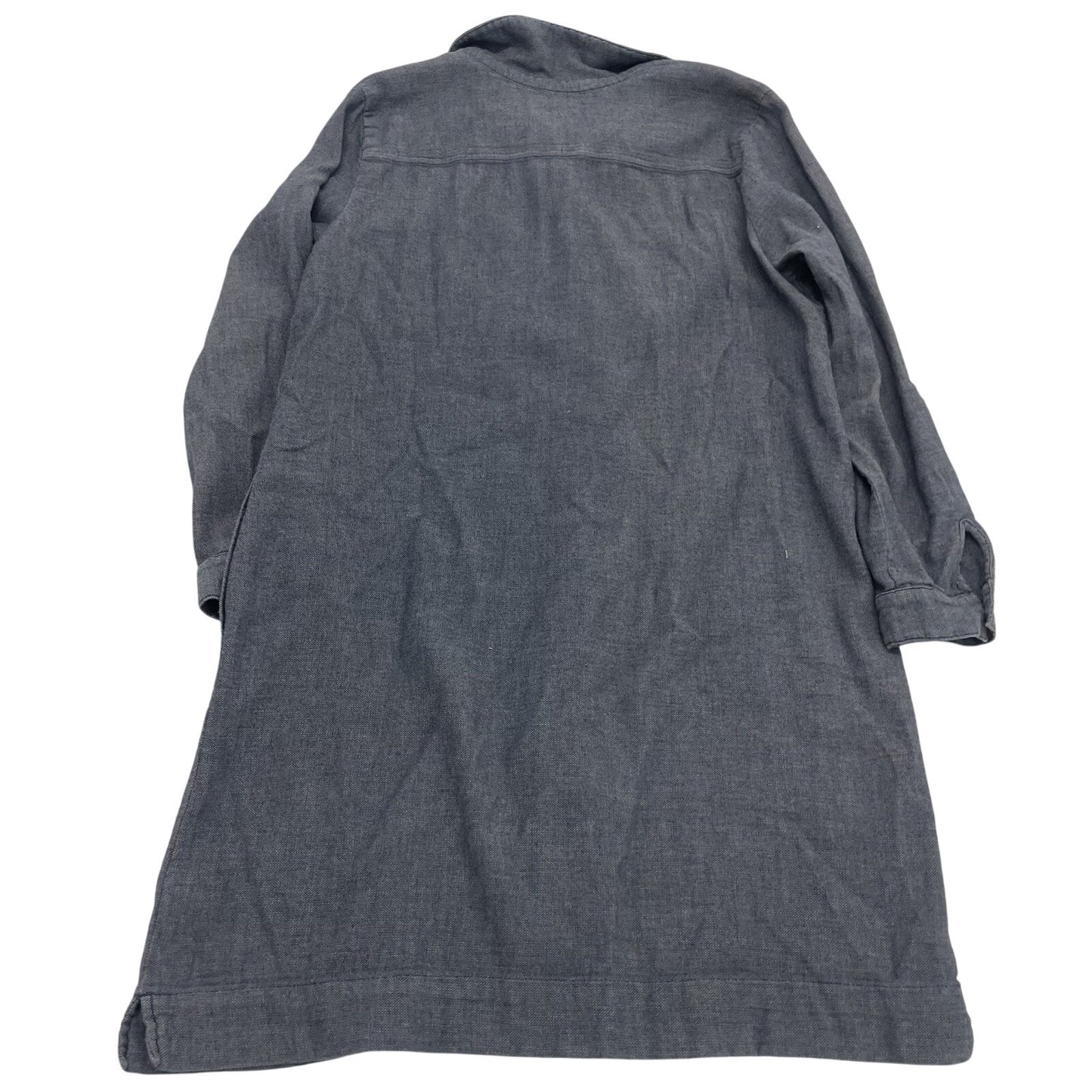 J. Jill Dress Women’s Petite Medium Long Sleeve Blue Chambray Blue