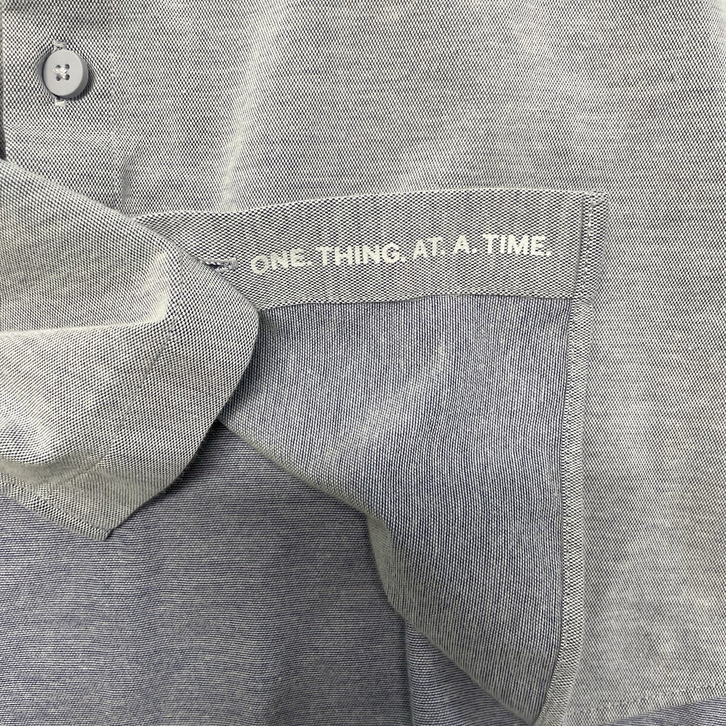 Lululemon Blue Long Sleeve Button Up Shirt *missing size