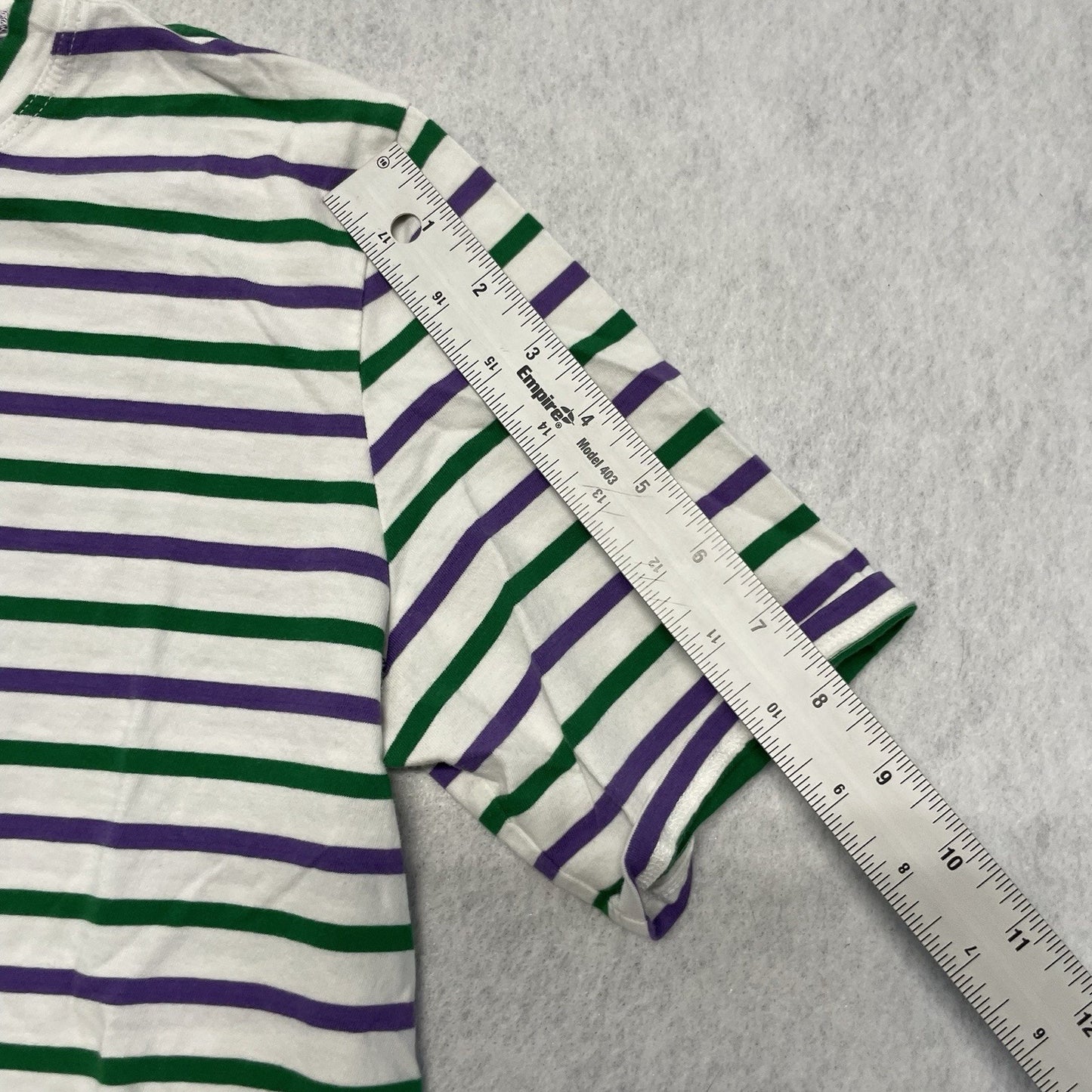 KULE Women Shirt Small Striped Short Sleeve Tee