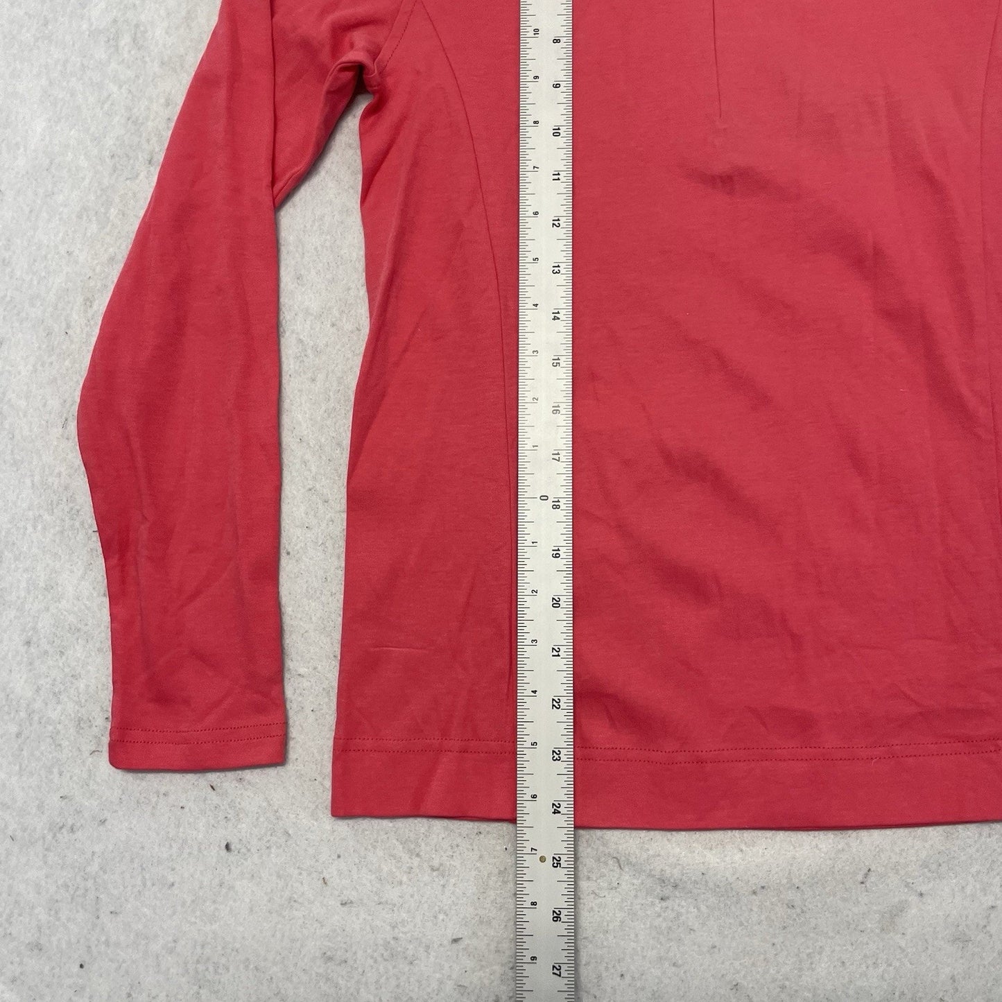 CARNOUSTIE Zip Mock Golf Shirt Women's Sz Small Pink Long Sleeve NWT