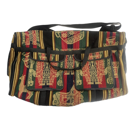 Artisan Peruvian Textile Manta Shoulder Satchel - Inca Andean Satchel