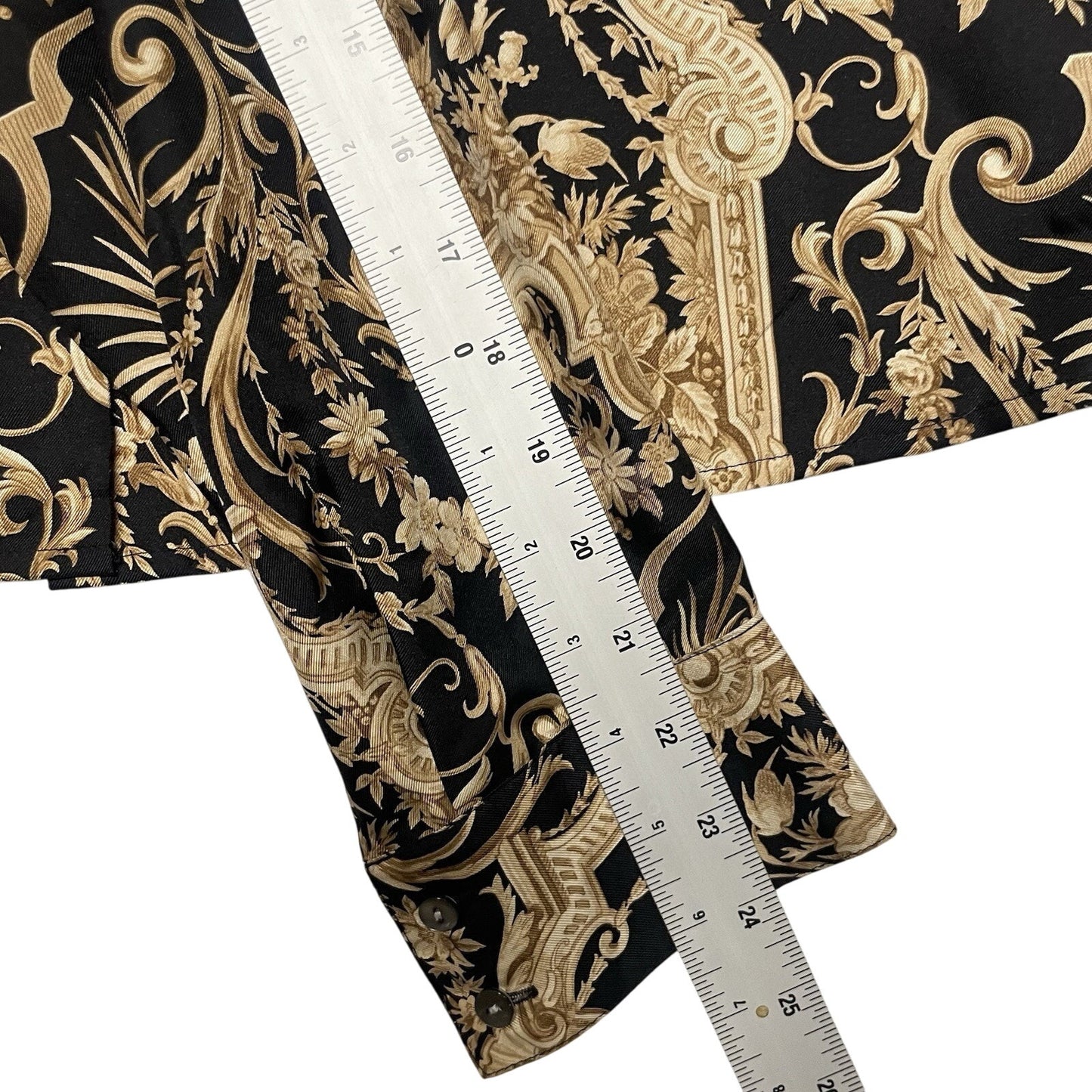 Vintage Talbots Blouse Women's 14 100% Silk Button Down