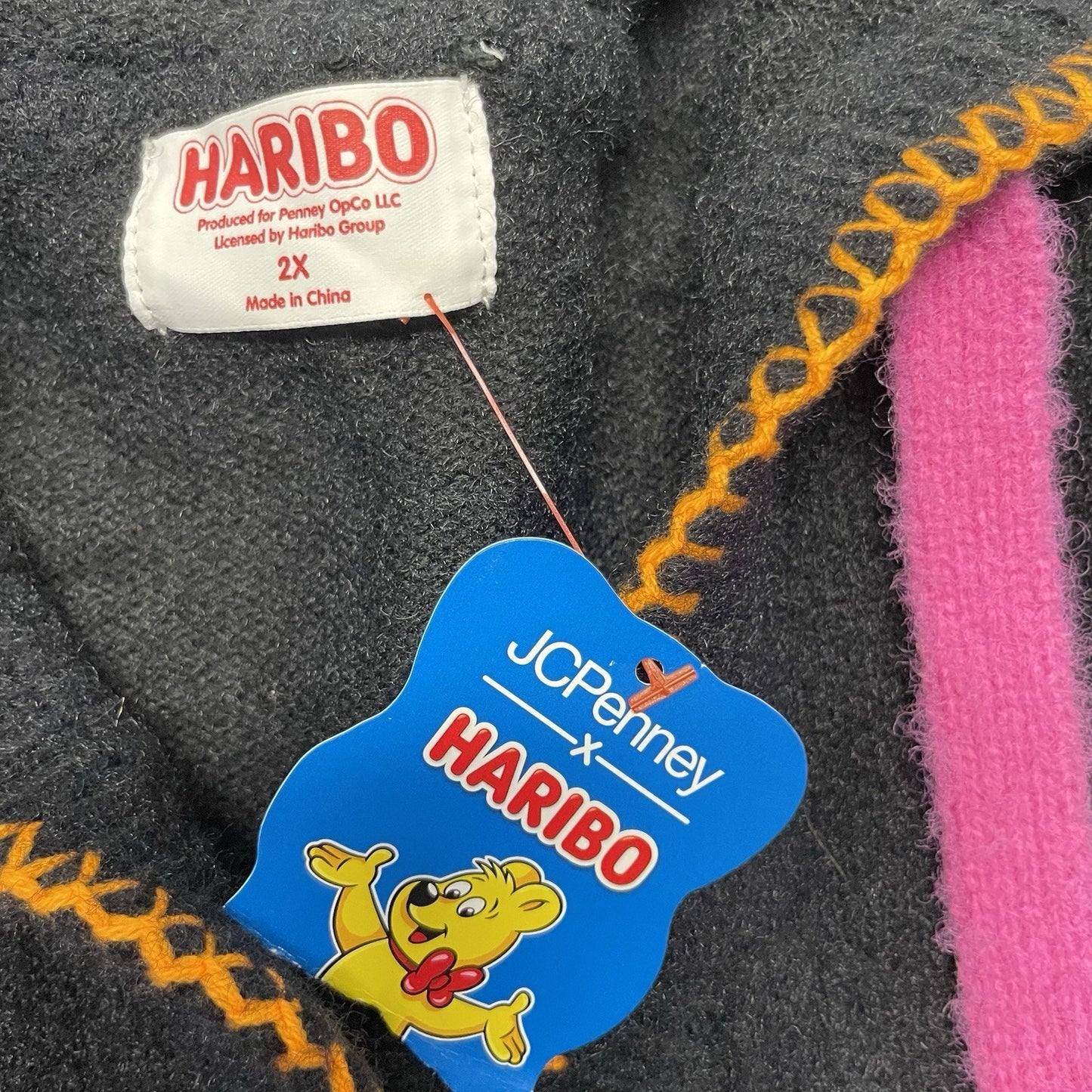 JCPenney x HARIBO Women's Juniors Hoodie Soft Long Sleeve Pullover Sweater