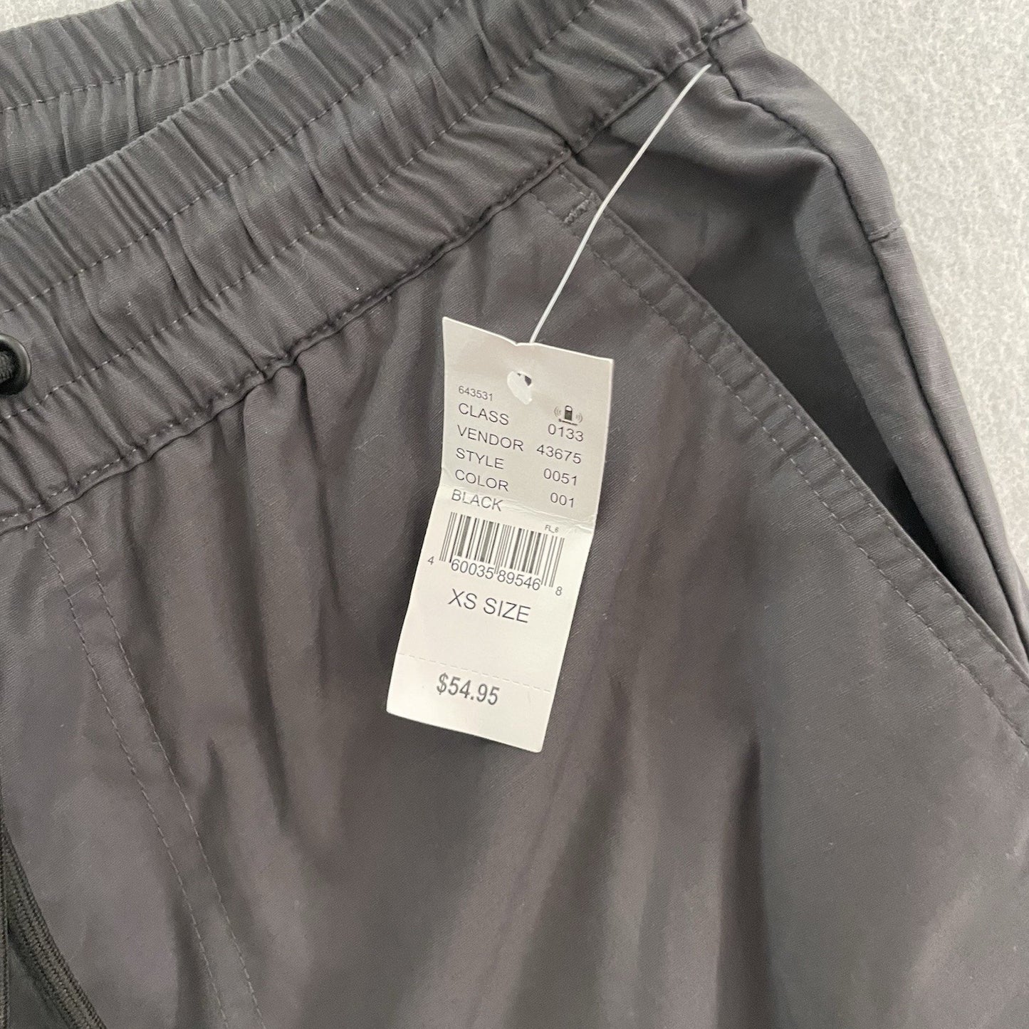 PacSun Cargo Pants Men's XS Gray Elastic Drawstring Gorpcore